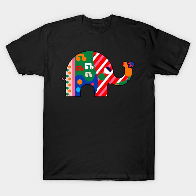 elephant music T-Shirt by waykambas